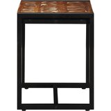  Klupa višebojna 60x35x45 cm Masivno reciklirano drvo | shoptok.hr