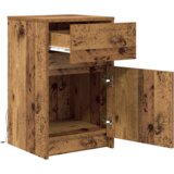  LED noćni ormarić 2 pcs Staro drvo 38 x 34 x 61 cm Iverica | shoptok.hr