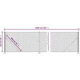  Žičana ograda s prirubnicom antracit 1 1 x 10 m | shoptok.hr