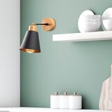 Opviq lights Crna/u prirodnoj boji zidna lampa ø 14 cm Manavgat – | shoptok.hr