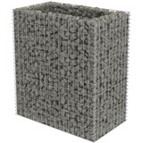 Furnova Visoka greda gabion pocinkano jeklo 90x50x100 cm, (21922124) | Shoptok.si
