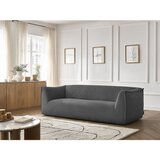 Bobochic Paris Temno siva sedežna garnitura iz rebrastega žameta 242 cm Giorgia – | Shoptok.si