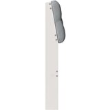 Tapecirani uzglavlje Svijetlo siva 75 cm Čvrsto borovo drvo | shoptok.hr