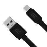 Green cell Kabl KABGC03 USB-C Flat 25 cm crni | Eponuda.com