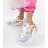 Gemre Multicolored platform sneakers with rhinestones Rutf | Shoptok.si