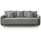 Micadoni Siva sklopiva/s prostorom za odlaganje sofa 231 cm Elen – | shoptok.hr