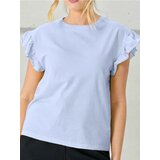 Sinsay Pamučna bluza s volanima | shoptok.hr