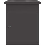  Sandučić za pakete s pohranom Crna 47,5 x 38 x 59 cm Čelik | shoptok.hr