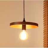  Duolla - Visilica na sajli IRONLINE 1xE27/15W/230V Ø 30 cm bakarna/crna | Eponuda.com