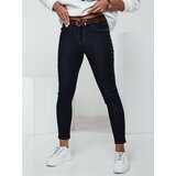 DStreet Spodnie damskie JEANLINE skinny z paskiem jeansowe Cijene