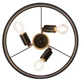  plafonski luster alba 3xE27/15W/230V prečnika 40 cm crna/smeđa | Eponuda.com