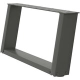  Noge za klub stolić U-oblik 2 kom antracit 60 x (30-31) cm čelik | shoptok.hr