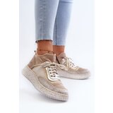 Kesi Suede women's shoes Maciejka beige | Shoptok.si