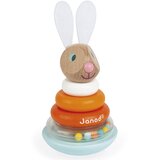 Janod lesena natikanka z ropotuljico roly-poly zajček | Shoptok.si