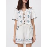 Reserved Kratke hlače s vezom - bijela | shoptok.hr