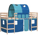  The Living Store Otroški pograd s tunelom moder 80x200 cm trdna borovina - Otroški Pograd, (21452263) | Shoptok.si