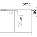 Blanco LEGRA XL 6 S CRNA - 860x500/190 mm | ePonuda.com