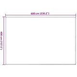  Tepih za šator 400 x 600 cm smeđe-sivi | shoptok.hr