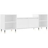 TV ormarić bijeli 160 x 35 x 55 cm od konstruiranog drva | Shoptok.si