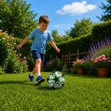 Lopta za nogomet 22cm, veličina 5 Stars - zelena | shoptok.hr
