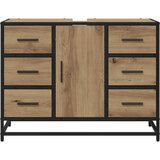  Kupaonski ormar s ladicama Umjetnički hrast 80 x 33 x 60 cm | shoptok.hr