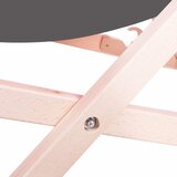springos grafitna drvena ležaljka | shoptok.hr