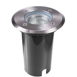 Planetitaly Aton okrogel prehodni reflektor IP67 LED GU10 vgradna luknja 10cm luči parkirni vrt drevored pot 230V OKROGLA OBLIKA, (20561613) Cene