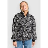 Billabong Time Off Fleece Half-Zip Fleece Sweater black pebble | shoptok.hr