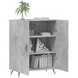  Komoda siva boja betona 69,5x34x90 cm od konstruiranog drva | shoptok.hr