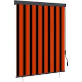 vidaXL Zunanje rolo senčilo 140x250 cm oranžno in rjavo | Shoptok.si