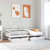 vidaXL Dnevni krevet s ladicama bez madraca 90x200 cm masivno drvo | shoptok.hr