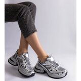 Gemre Silver sneakers on a chunky sole Adoma | Eponuda.ba