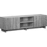  TV stalak 140 x 34,5 x 40 cm Siva Sonoma Konstruirano drvo | shoptok.hr