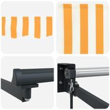 Ručna zlačivna tenda s LED diodama 4,5 × 3 m | shoptok.hr
