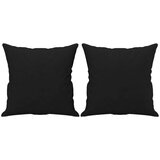  Okrasna blazina 2 kosa črna 40x40 cm blago, (21050122) | Shoptok.si