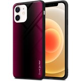  Ohišje, združljiv z Apple - Stripe Optics v Crimson Pink - Zaščitni pokrov iz silikona TPU in hrbta iz kaljenega stekla, (20576255) | Shoptok.si