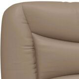  Okvir za krevet s uzglavljem cappuccino 90x200 cm umjetna koža | shoptok.hr