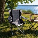 Multi Garden sklopiva kamperska turistička stolica s podesivim naslonom i torbom za nošenje s ručkom | shoptok.hr