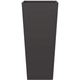 vidaXL Vrtna sadilica crna 35x35x75 cm čelična | shoptok.hr