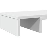  Stalak za monitor podesivi bijeli 80 x 24 x 10,5 cm drveni | shoptok.hr