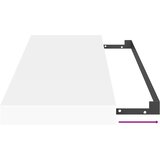  Plutajuća zidna polica bijela 60 x 23,5 x 3,8 cm MDF | shoptok.hr