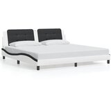  Okvir za krevet bez madraca Zadar bijelo-crni 200x200cm umjetna koža | shoptok.hr