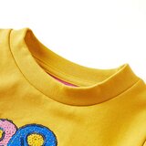  Dječja topla majica tamna oker boja 116 | shoptok.hr