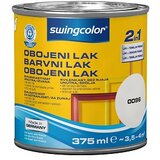 SWINGCOLOR Akrilni barvni lak (svilenkasto mat; barva: sivo bela; 375 ml) Cene