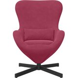  Jajolika fotelja Vinska crvena 63 x 73 x 90 cm Baršun | shoptok.hr