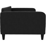  Dnevni krevet crni 100 x 200 cm od tkanine | shoptok.hr