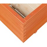  Vrtna sadilica voštano smeđe boje 110x60x49,5 cm od borovine | Eponuda.com