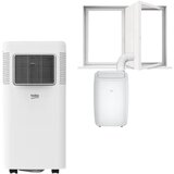 Beko Pokretna klima BP209H, 9000 BTU, Bela+Kit za prozor za odvod za prenosive klime | Eponuda.com