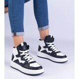 Gemre White-black women's sports sneakers Shadolina | Shoptok.si