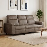 SOFA Tamnosiva 214 x 90 x 95 cm Umetnička suknja koža | shoptok.hr
